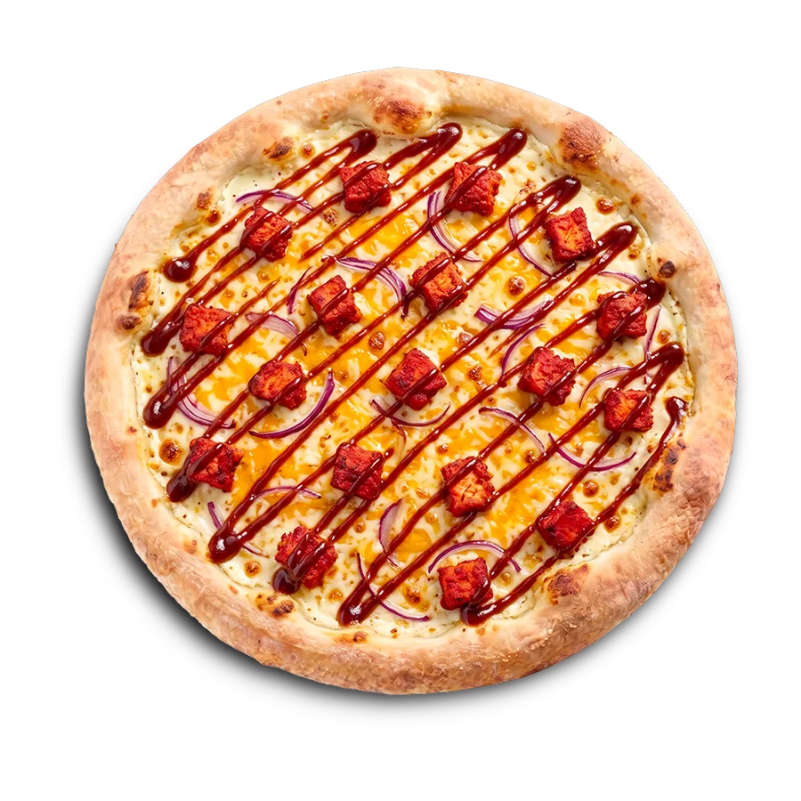 Pizza Chicken BBQ Pizza King Gisors